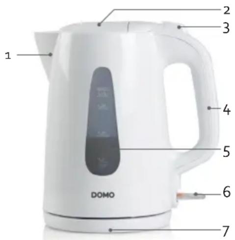 DOMO DO9255WK - PARTS - 1
