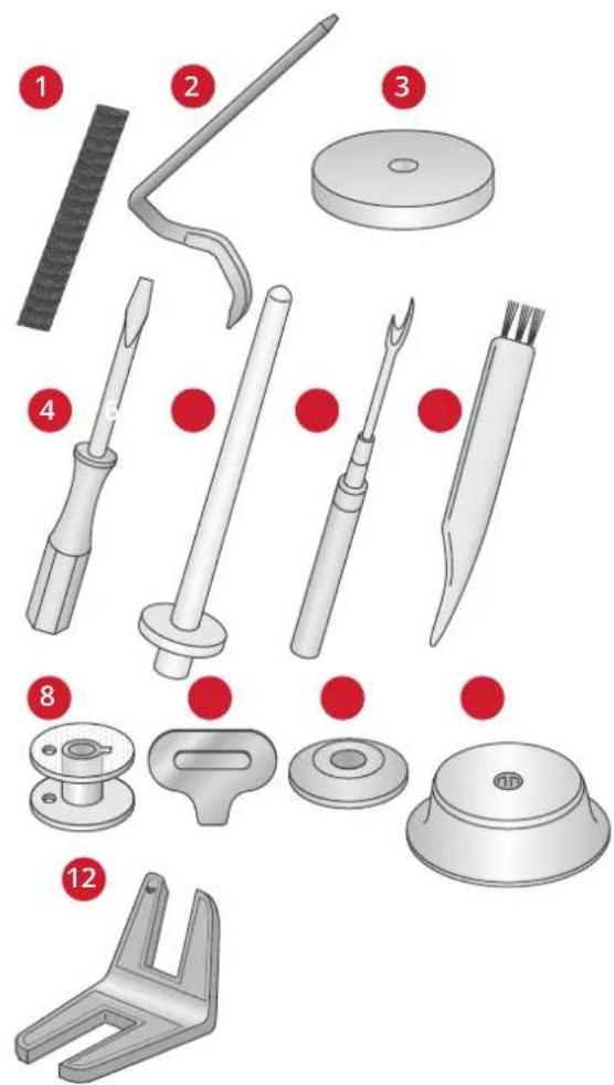 PFAFF Quilt Ambition 635 - Accessoires non illustrés - 1