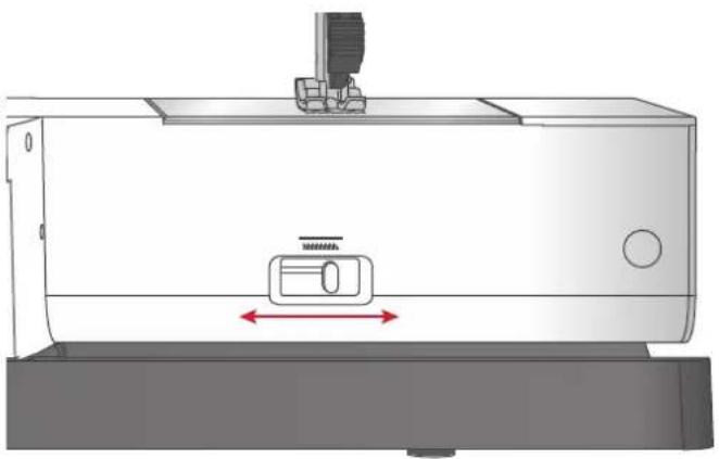 PFAFF Quilt Ambition 635 - Abaisissement des griffes d'entrainment - 1
