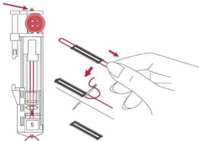 PFAFF Quilt Ambition 635 - Boutonnière gansée - 1