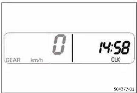0 GEAR km/h 14:58 CLK 504377-01