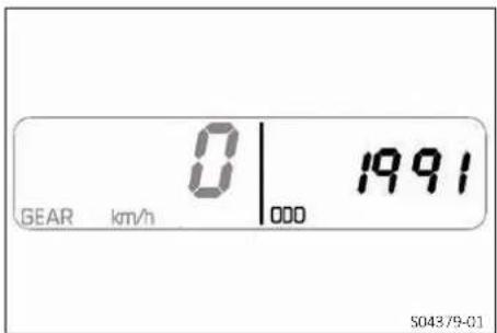 GEAR km/h 0 | 1991 ODD S04379-01