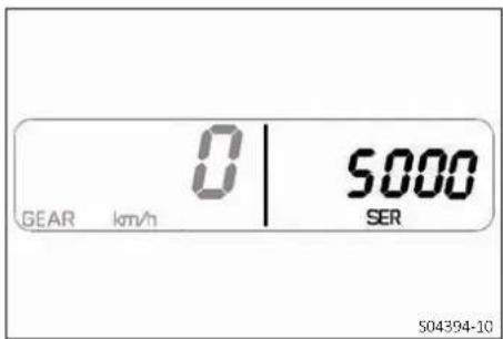 0 GEAR km/h 5000 SER 504394-10