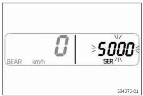 GEAR km/h 0 | ≥5000 SER/1X S04375-01