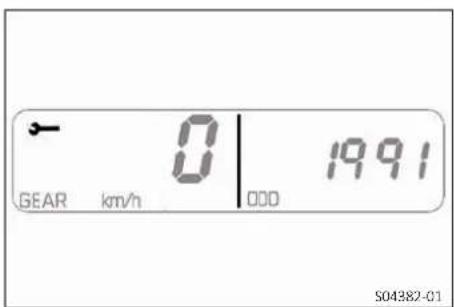 GEAR km/h 0 | 1991 ODD S04382-01