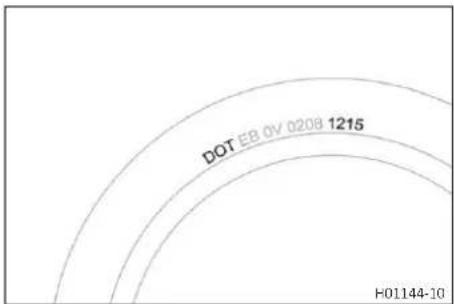 DOT EB 0V 0208 1215 H01144-10