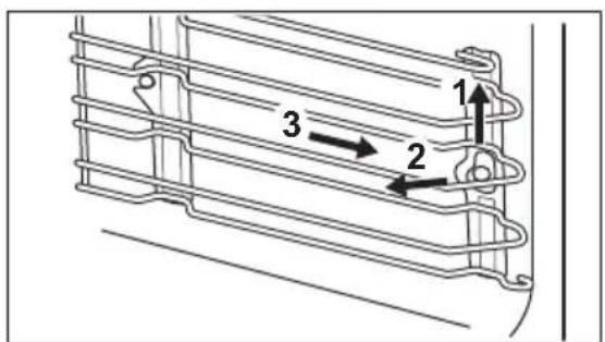 AEG CME565060B - Hoe te verwijderen: Inschuifrails/ - 1