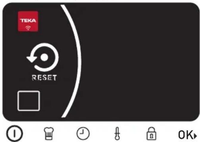 TEKA HLB 8700 P - Επαναφορά εργοστασιακών ρυθμίσεων - 1