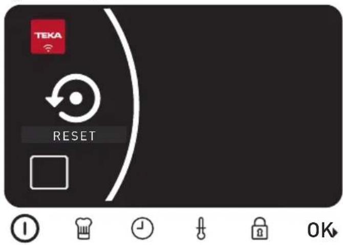 TEKA HLB 8700 P - Restore factory settings - 1