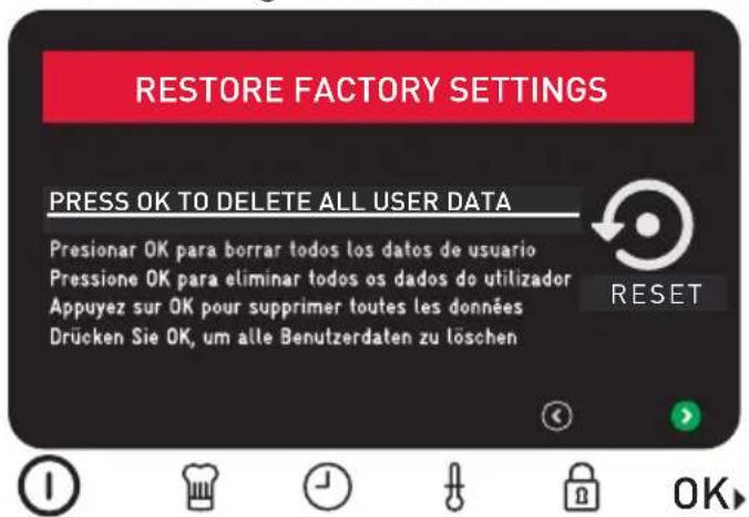 TEKA HLB 8700 P - Restaurar valores de fábrica - 2