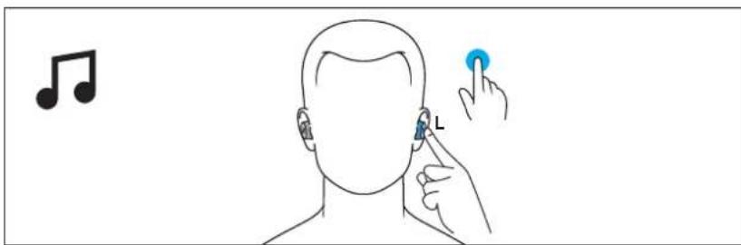 SENNHEISER Momentum True Wireless 3 - Contrôler la lecture de musique - 1