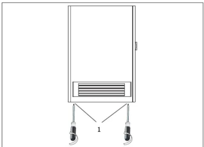 STIEBEL ELTRON CK 15E - Removing the front cover - 1
