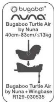 Bugaboo Turtle One by Nuna - För användning med bas - 1