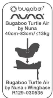 Bugaboo Turtle One by Nuna - Zur Verwendung mit der Basis - 1