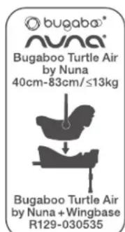 Bugaboo Turtle One by Nuna - Pro použití se základním dílem - 1