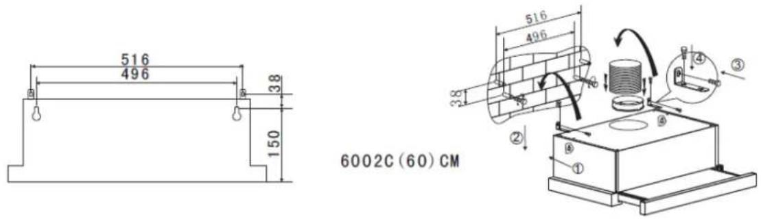 516 496 38 150 516 496 38 ② ③ ④ ⑤ ⑥ 6002C (60) CM