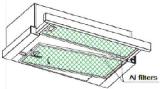 ROSIERES RHT6300/2LIN/1 - GREASE MESH FILTERS - 1