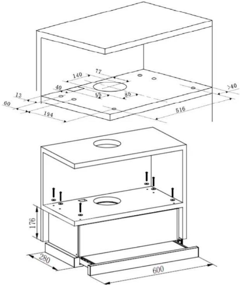 ROSIERES RHT6300/2LIN/1 - INSTALLATION (montage dans l'armoire) - 2