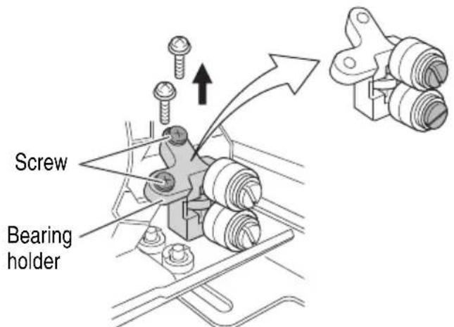 HiKOKI CB18DBL - Inspection of band saw blade guide rollers and adjustment of gaps (Fig. 17) - 3