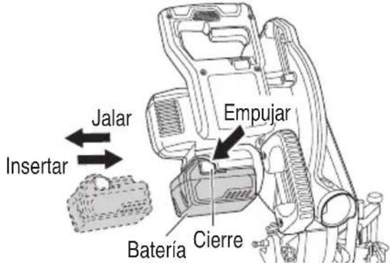 HiKOKI C1810DFA - MÉTODO DE INSTALACIÓN Y RETIRADA DE LA BATERÍA - 1