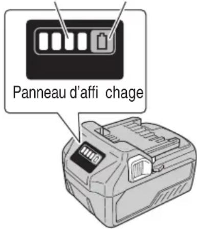HiKOKI C1810DFA - À PROPOS DE L'INDICATEUR DE L'ÉTAT DE CHARGE DE LA BATTERIE - 4