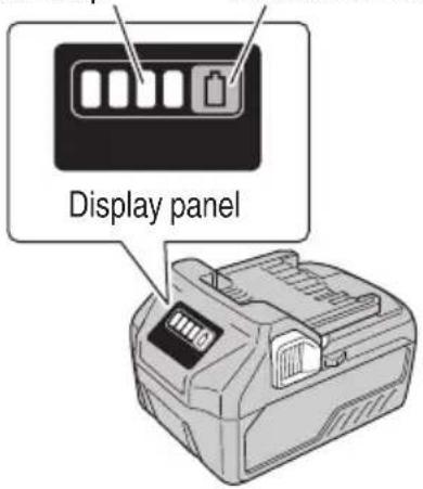 HiKOKI EC36DA - ABOUT REMAINING BATTERY INDICATOR - 1