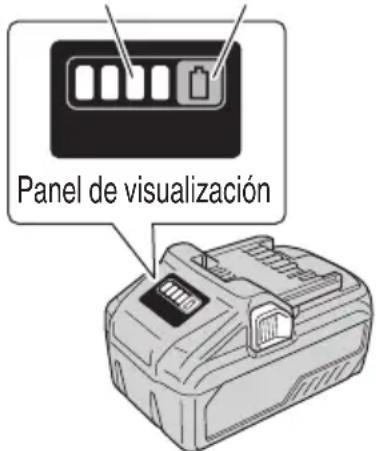 HiKOKI RB18DC - ACERCA DEL INDICADOR DE BATERÍA RESTANTE - 1