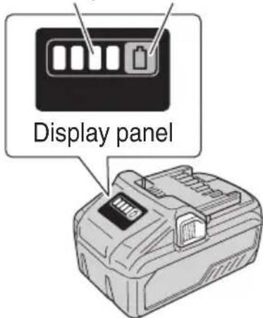 HiKOKI RB18DC - ABOUT REMAINING BATTERY INDICATOR - 1
