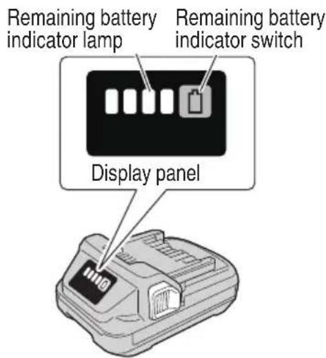 HiKOKI CR18DA - Remaining battery indicator - 1
