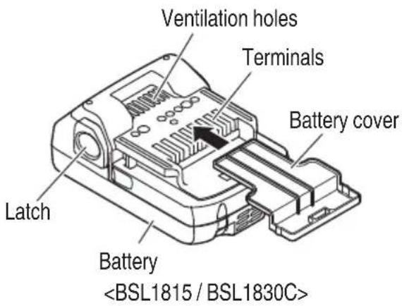 HiKOKI CR18DGL - ○ Battery (optional accessories...sold separately) - 1