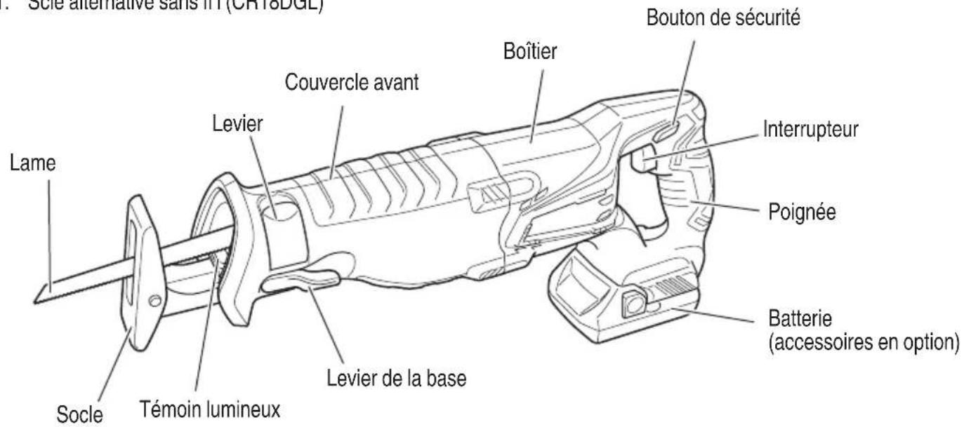 HiKOKI CR18DGL - NOM DES PARTIES - 1