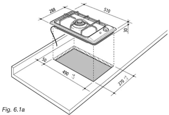 288 510 30 50 490 ° 270 ° Fig. 6.1a