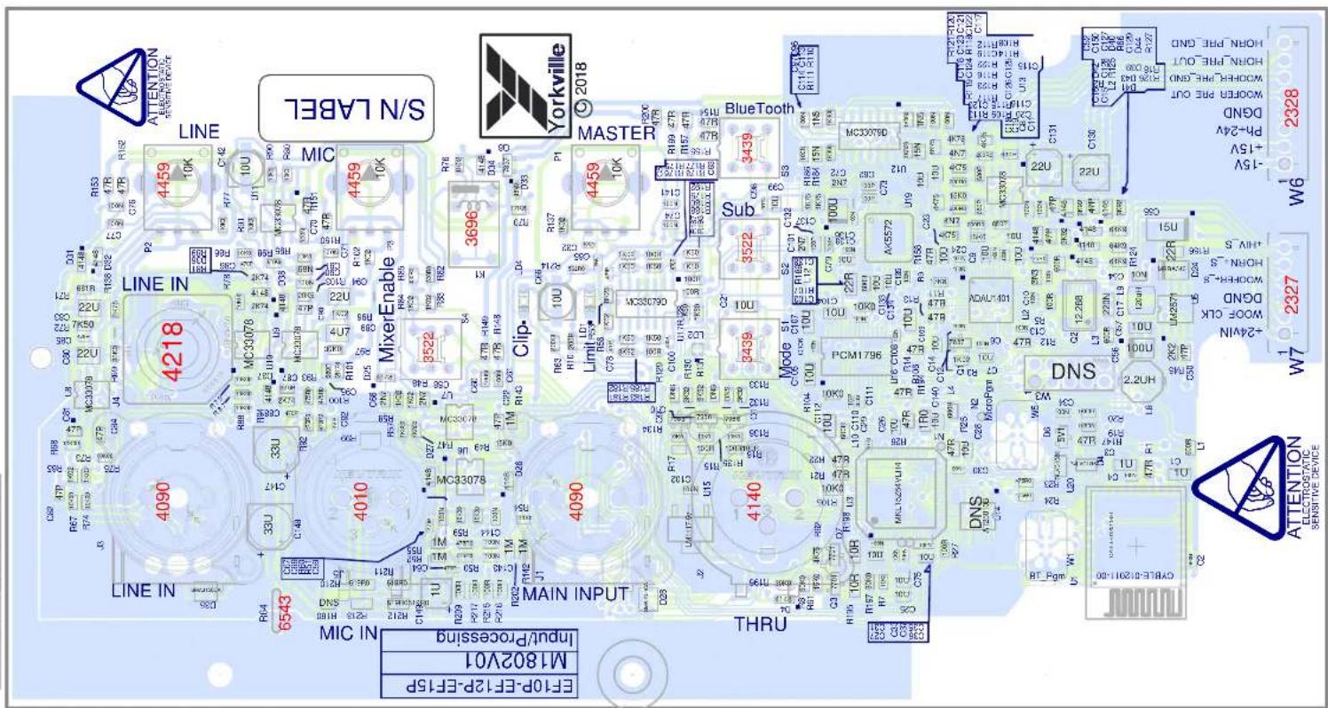 YORKVILLE Elite EF12P - PINOUT DIAGRAMS - 2