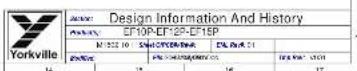 YORKVILLE Elite EF12P - PINOUT DIAGRAMS - 1