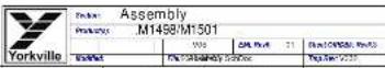 YORKVILLE Elite EF12P - PCB HARDWARE - 1