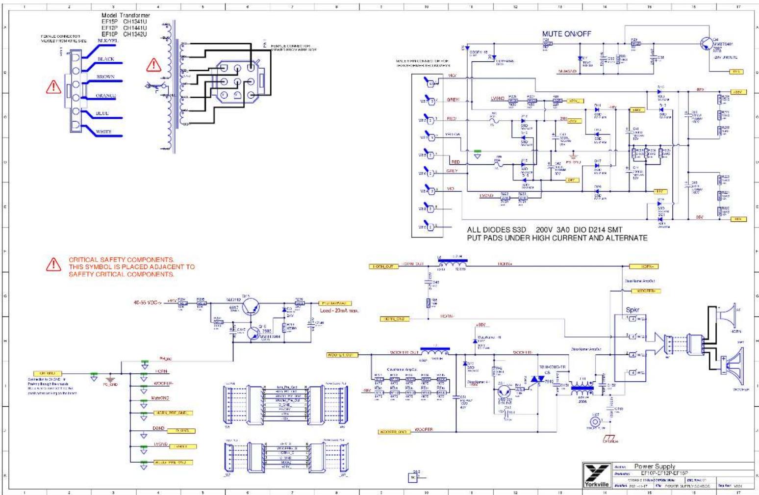 YORKVILLE Elite EF12P - PINOUT DIAGRAMS - 4