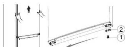 HISENSE RB224D4BDF - Reversing the door - 2