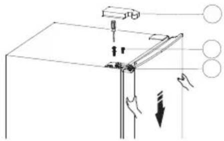 HISENSE RB224D4BDF - Inversion de la porte - 12