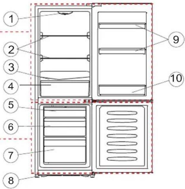 HISENSE RB224D4BDF - Frigorifico - 1