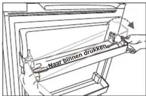 HISENSE RB224D4BDF - Het verwijderen en installereren van de deurvak - 2