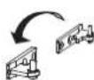 HISENSE RB224D4BDF - Reversing the door - 10
