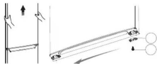 HISENSE RB224D4BDF - Het omkeren de deur - 2