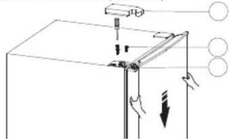 HISENSE RB224D4BDF - Invertire la porta - 12