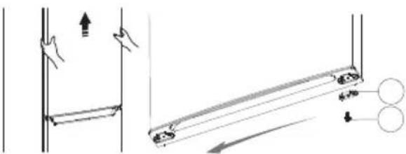 HISENSE RB224D4BDF - Inversion de la porte - 2