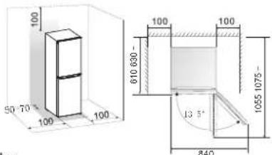 HISENSE RB224D4BDF - Ventilation of appliance - 1