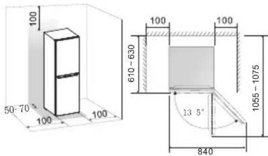 HISENSE RB224D4BDF - Ventilação do aparelho - 2