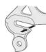 SHIMANO FH-T670 - Dimensions appropriées de la partie arrière - 1