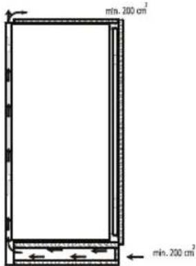 HOTPOINT H55RM 1110 W 1 - Installationsanleitungen für Produkte mit Hettich-Scharnieren - 1