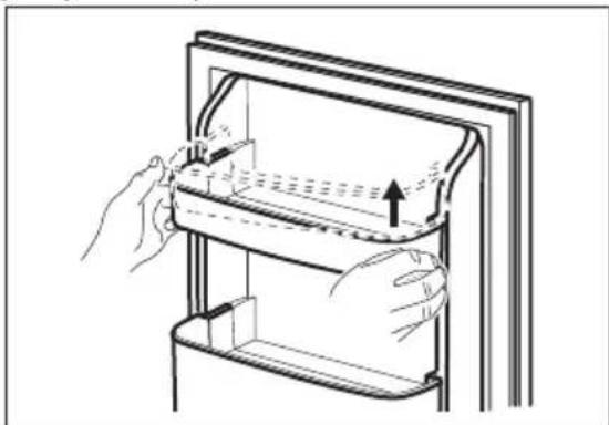 ELECTROLUX RCTF33/19C - Retrait et installation du balconnet de porte - 1
