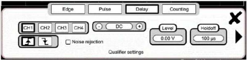 METRIX ScopiX IV OX9062 - Réglage du niveau de déclenchement « TRIGGER » - 13